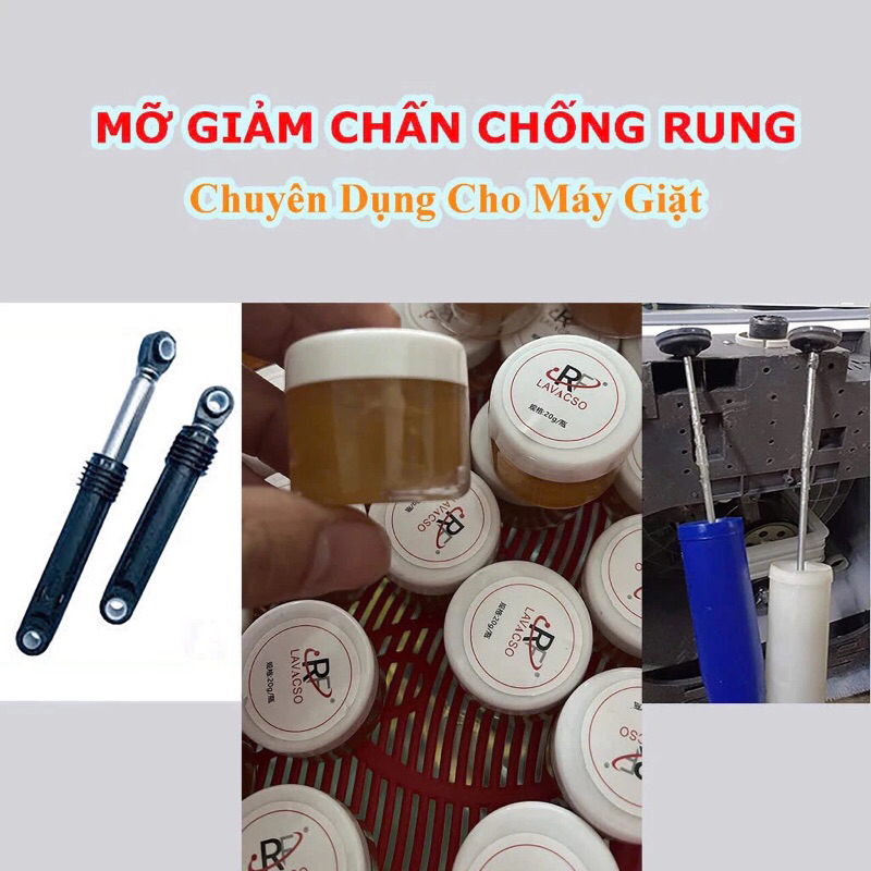 Mỡ giảm chấn chống rung cho quang treo thụt máy giặt 20g, Dầu giảm xóc ...