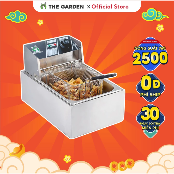 Bếp chiên ngập dầu nhúng điện SUNNY nhiều dung tích Inox cao cấp, công suất từ 2000W - 2500W - 3000W. Bảo hành 12 tháng