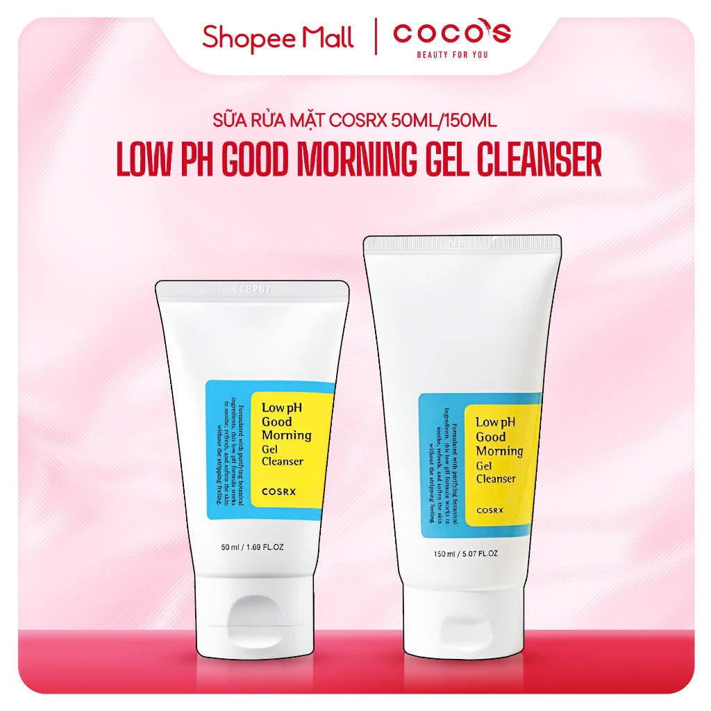 Ảnh Sữa rửa mặt dạng Gel COSRX Low pH Good Morning 50ml/150ml 1