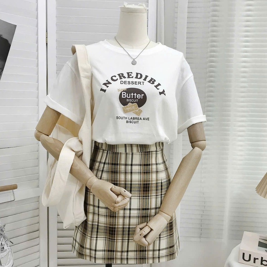 Áo thun nữ ngắn tay in hình cá tính JULY FASHION, Áo phông nữ dáng rộng chất Cotton dày dặn mềm mát mặc hè thoải mái