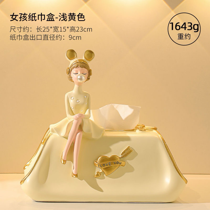 Hộp đựng khăn giấy công chúa