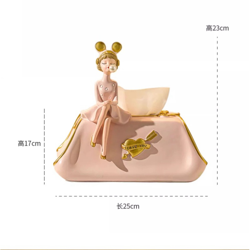 Hộp đựng khăn giấy công chúa