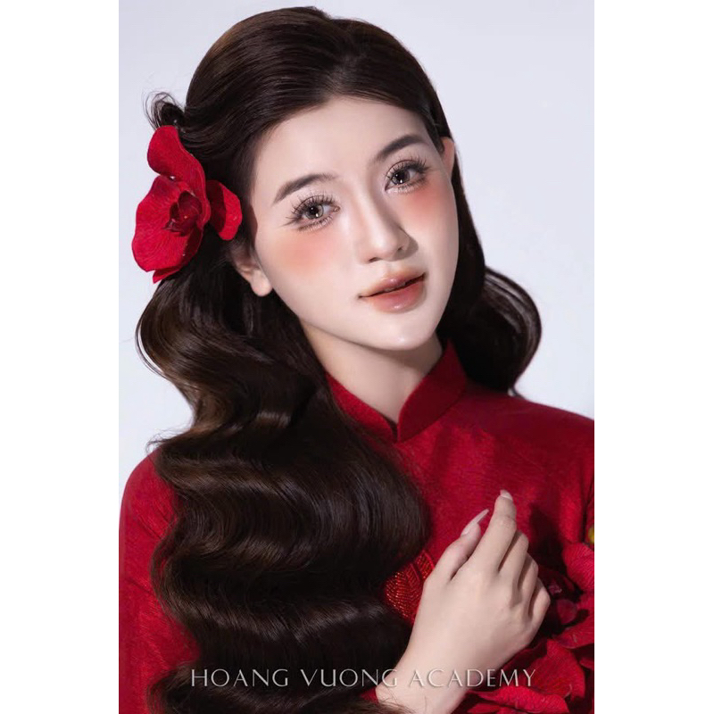 kẹp tóc hoa lan cô dâu