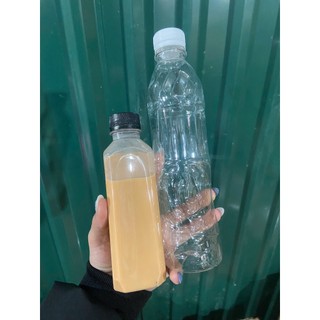(sỉ 50 ) Chai nhựa trong suốt loại dày kèm nắp