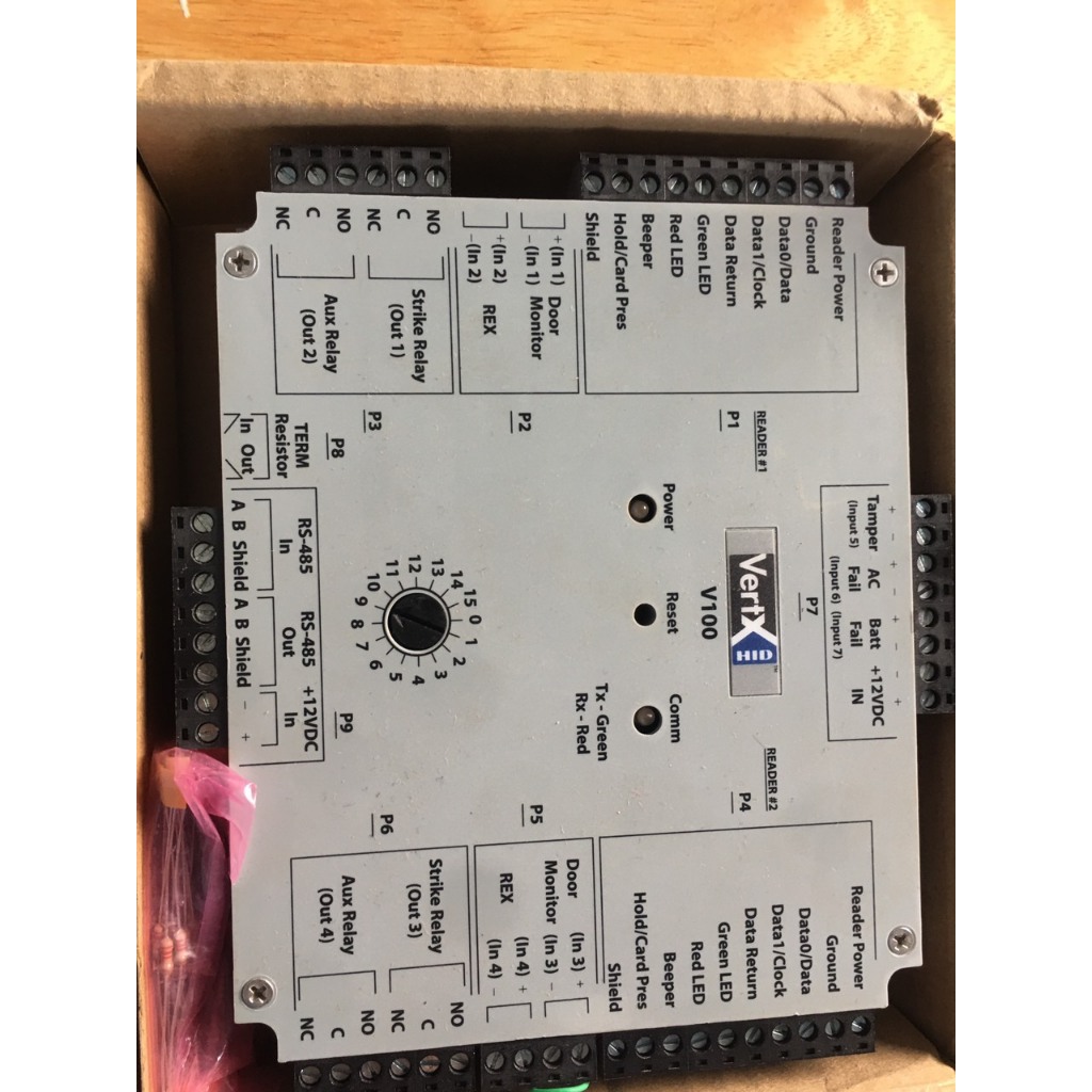 HID V100 – Bộ điều khiển đầu đọc cửa HID V100, HID Vertex V100 Door ...