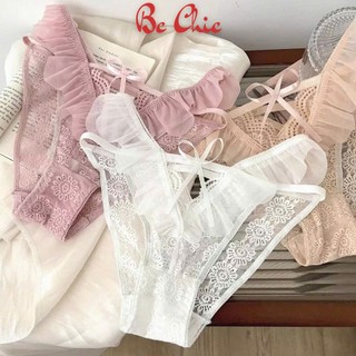 Quần lót nữ Q 2088 - Quần lót ren bánh bèo thắt nơ mềm mại BC_CHIC LINGERIE