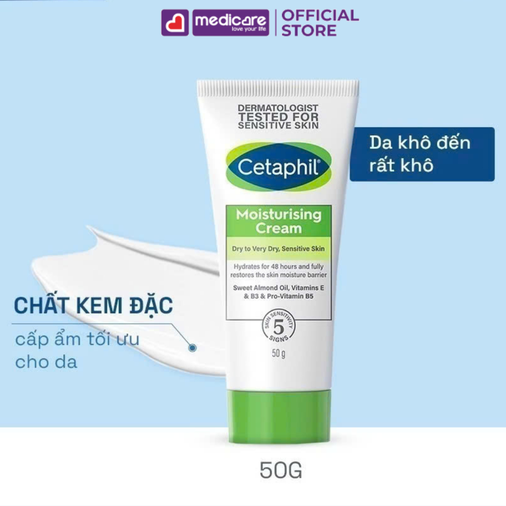 Kem dưỡng ẩm CETAPHIL moisturising 50g
