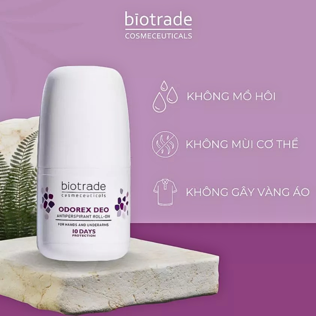Ảnh Lăn Khử Mùi Biotrade Odorex Deo Antiperspirant Roll On – Kiểm Soát Mồ Hôi & Mùi Cơ Thể Hiệu Quả 4