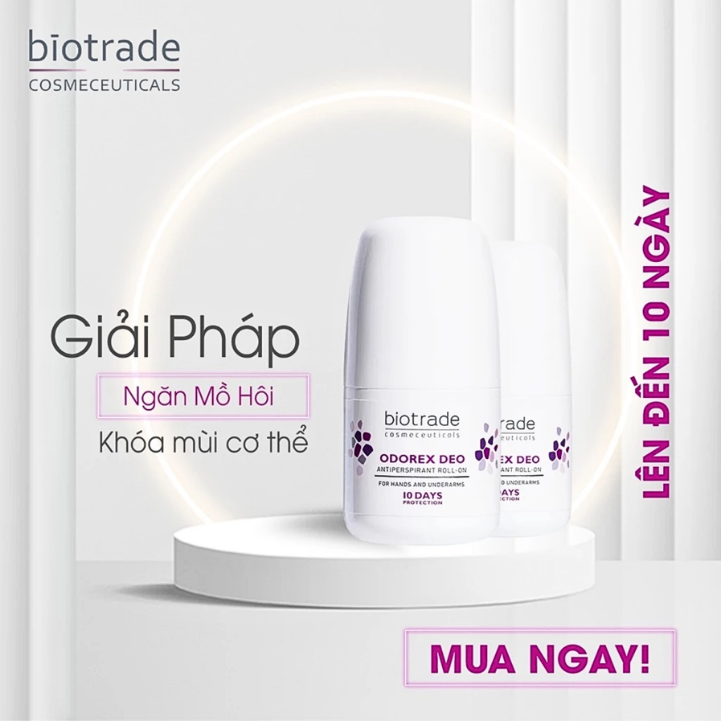 Ảnh Lăn Khử Mùi Biotrade Odorex Deo Antiperspirant Roll On – Kiểm Soát Mồ Hôi & Mùi Cơ Thể Hiệu Quả 2