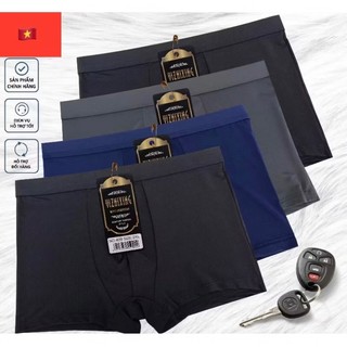 Combo 4 quần boxer nam Thun lạnh thông hơi, No:409/908- Hàng xuất khẩu chất lượng cao
