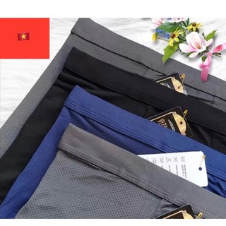 Combo 4 quần boxer nam Thun lạnh thông hơi, No:409/908- Hàng xuất khẩu chất lượng cao
