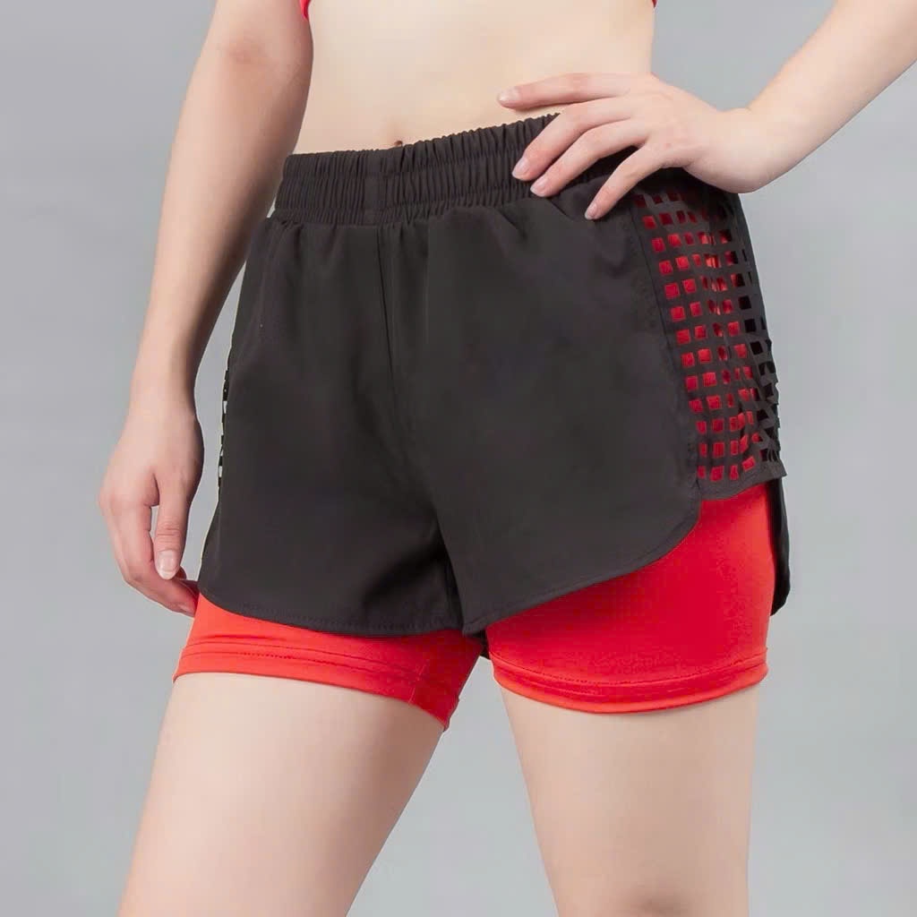 Quần thể thao GLADIMAX Boxer Laze, Quần Đùi Thể Thao Nữ Thấm Hút Mồ Hôi Thoáng Khí Tạo Cảm Giác Thoải Mái