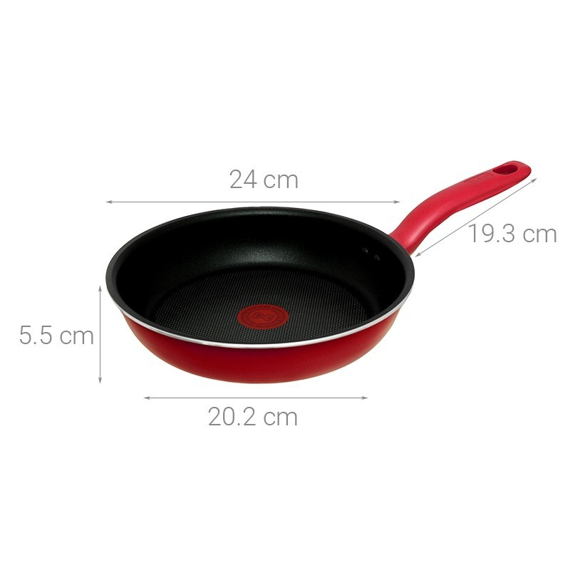 Chảo chiên Tefal So Chef 24cm (G1350495/ G1350496) - Bảo hành chính hãng 24 tháng [Hỏa tốc Hcm]