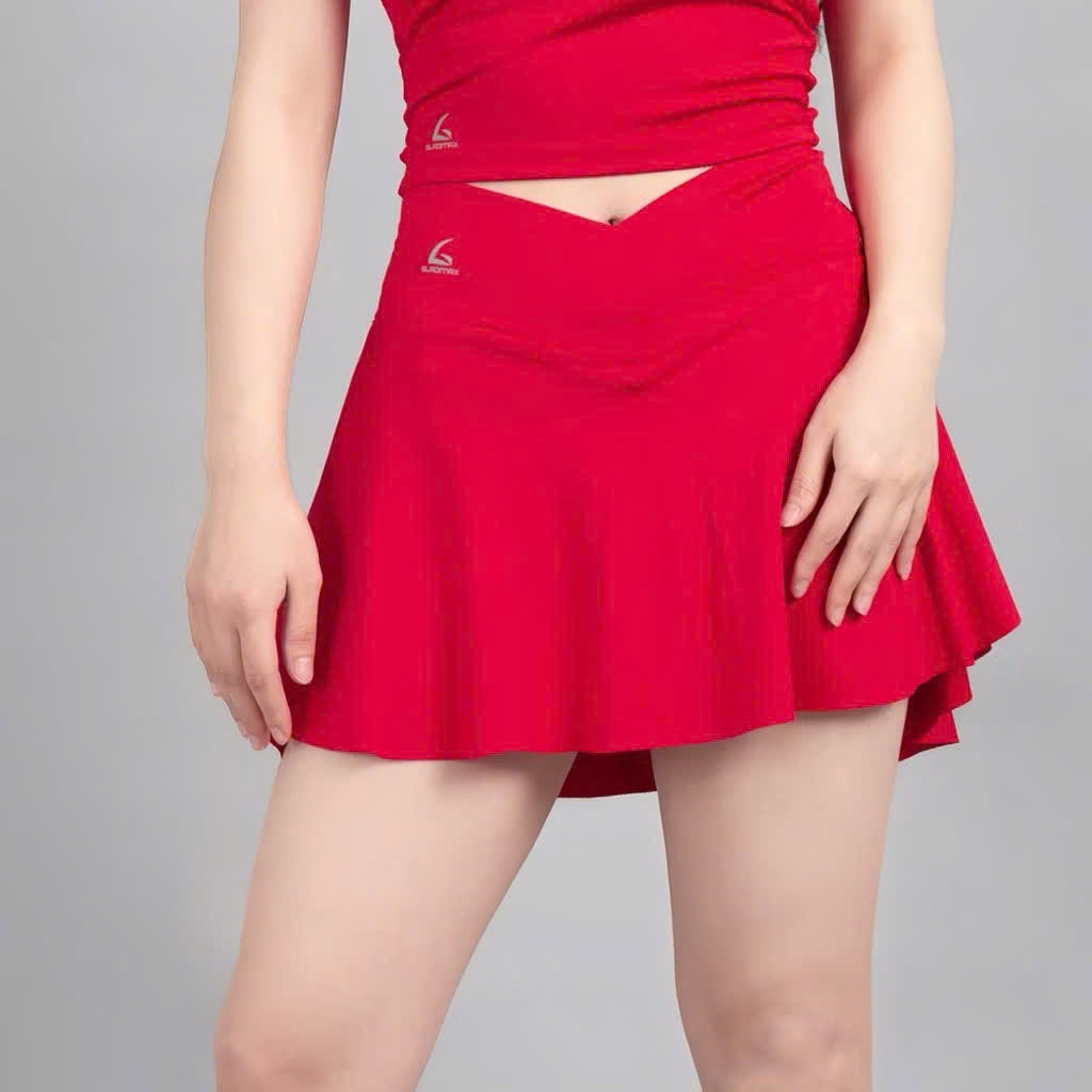 Chân váy thể thao Gladimax Skirt Luxury V019 cạp chéo, có túi 2 bên tiện lợi mặc đi tập, đi chơi