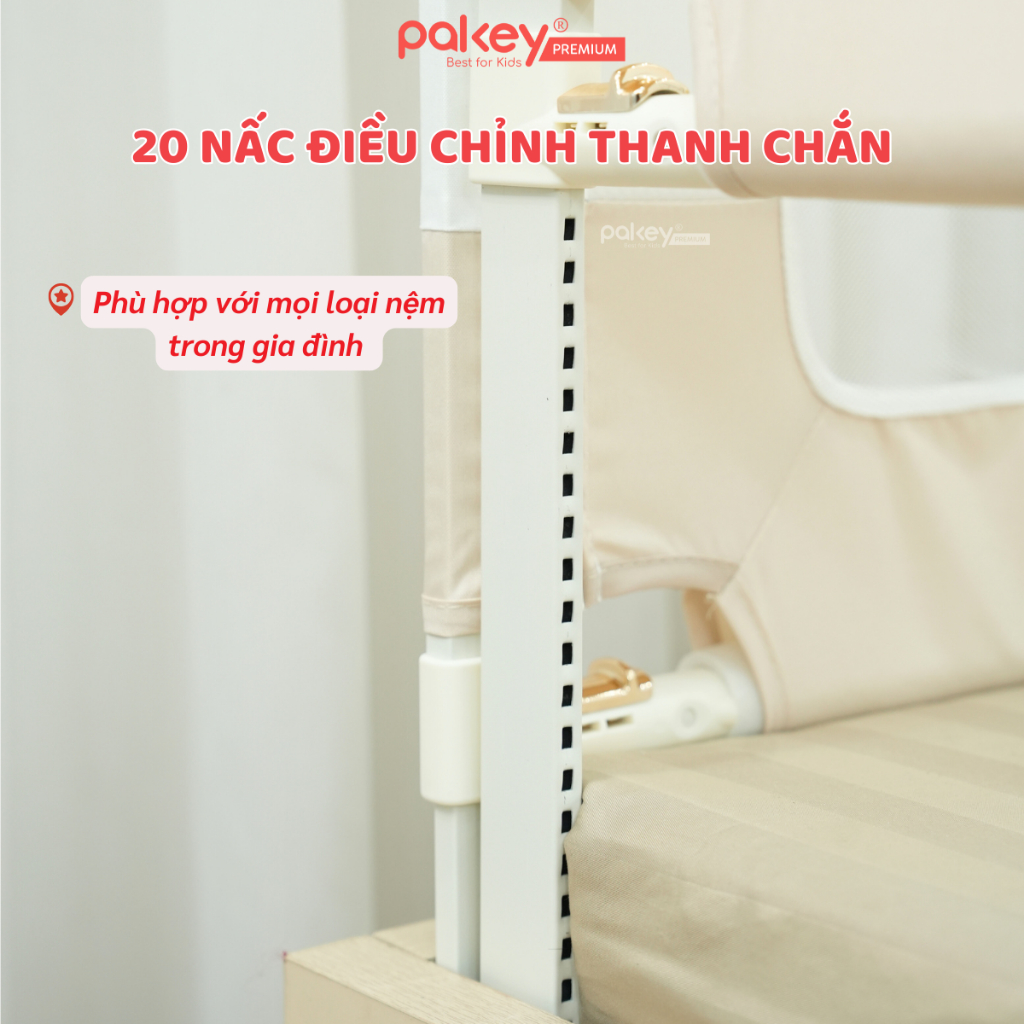 Ảnh Thanh Chắn Giường Cho Bé PAKEY G600, Chặn Giường Chất Liệu Cao Cấp An Toàn Cho Bé 4