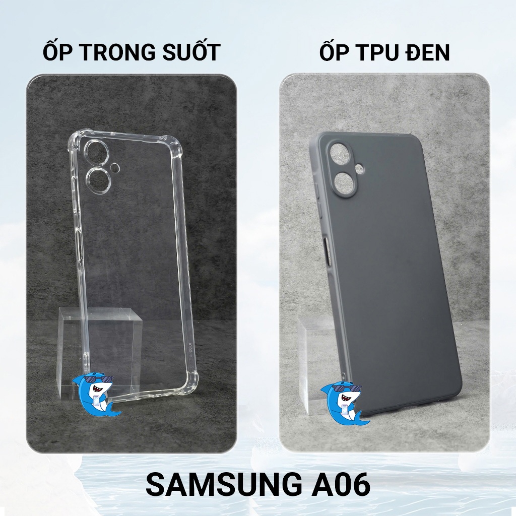 Ốp lưng Samsung A06 4G 5G silicon trong suốt dẻo cao cấp chống sốc cạnh vuông bảo vệ điện thoại