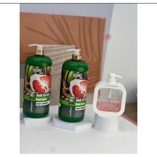 Gội Xả YUKI Bưởi 2000ML Giúp Ngăn Gầu, Giảm Rụng Tóc, Phục Hồi Tóc Hư Tổn Mang Lại Mái Tóc Mềm Mượt