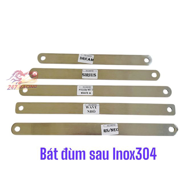 Bát Đùm má thắng INOX304 gắn xe máy Sirius Wave Dream Fu Led wave RS ...
