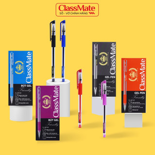 Bút Gel Classmate Bút Nước Xanh Đen Tím Đỏ Bút Bi Nước Ngòi 0.5mm Viết Trơn Nét Đẹp Luyện Viết Tiếng Trung GP101
