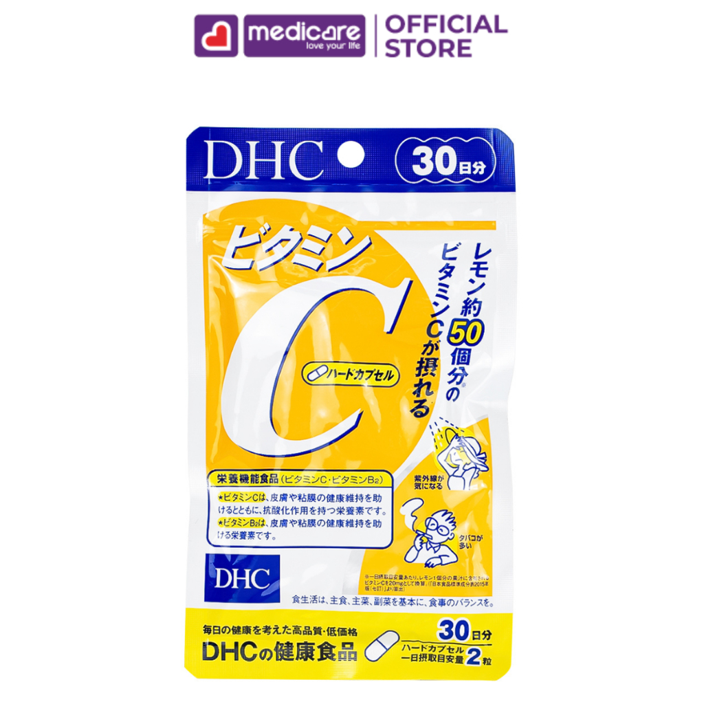 Viên uống DHC bổ sung Vitamin C cho cơ thể gói 60 viên