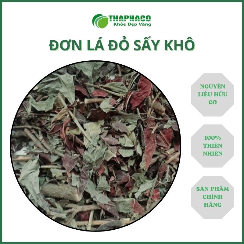 [Thảo Dược] Đơn Lá Đỏ Sấy Khô Nguyên Chất - Hàng Loại 1 -  túi 1kg