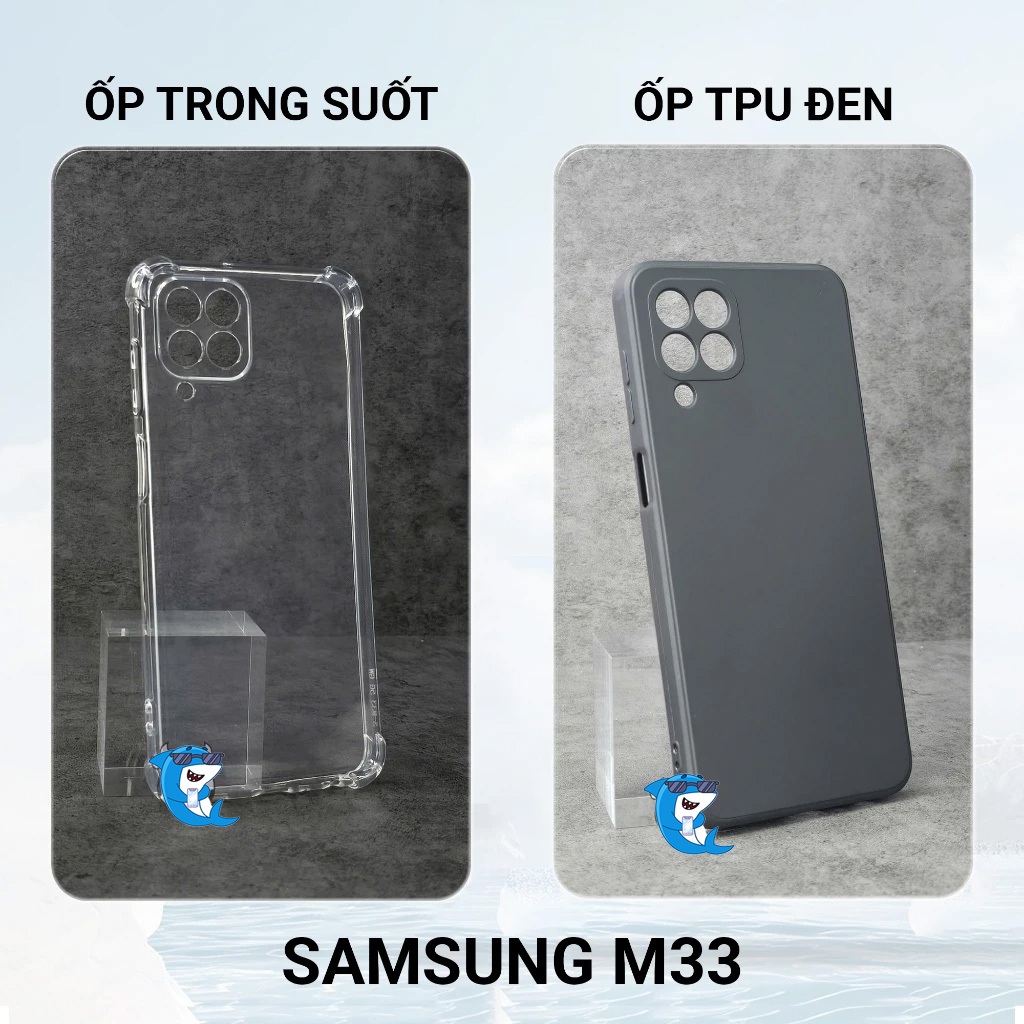 Ốp lưng Samsung M33, M53 5G dẻo trong suốt silicon chống sốc bảo vệ cam Vỏ bao điện thoại ss bibi