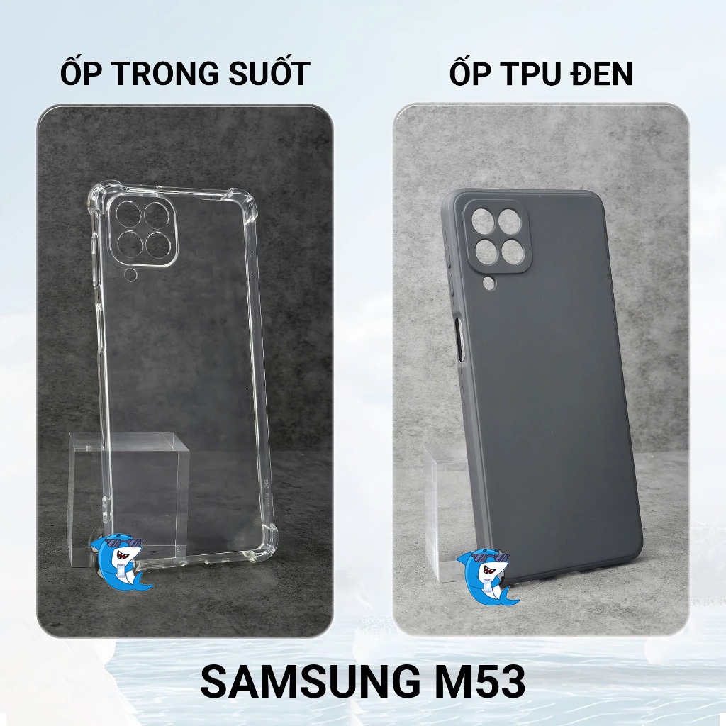Ốp lưng Samsung M33, M53 5G dẻo trong suốt silicon chống sốc bảo vệ cam Vỏ bao điện thoại ss bibi