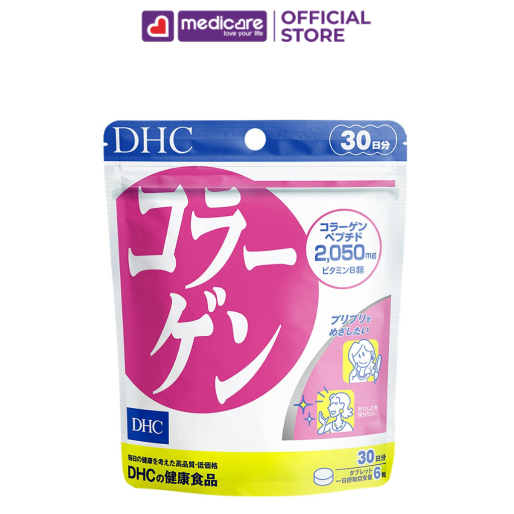 Viên uống DHC collagen hỗ trợ làm đẹp da gói 180 viên