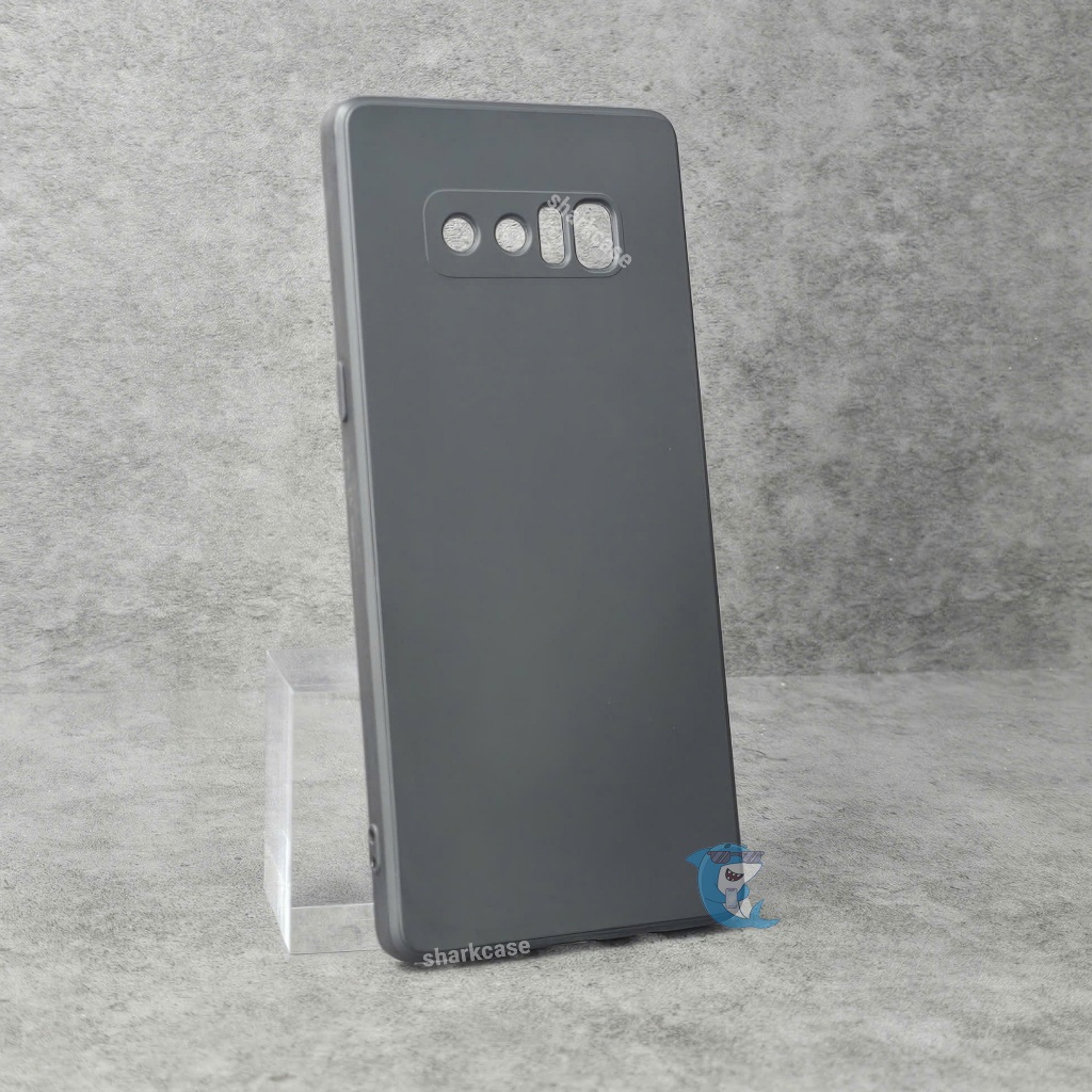 Ốp lưng Samsung Note 8 silicon trong suốt dẻo cao cấp chống sốc viền vuông bảo vệ cam điện thoại