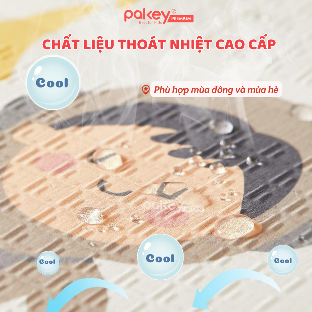 Ảnh Thảm Xốp Gấp Gọn XPE PAKEY Cao Cấp, Thảm Trải Sản 2 Mặt Dày 2cm Cho Bé Tập Bò, Tập Đi Êm Ái, Chống Ngã 3