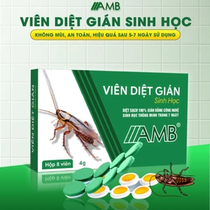 Thuốc diệt gián sinh học AMB, diệt tận gốc các loại gián, viên diệt gián hiệu quả, an toàn, không mùi