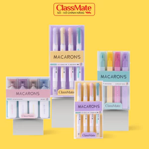 Highlight Bút Dạ Quang Đầu Vát Siêu Mềm Đầu Doubleline Bút Highlight Classmate Đánh Dấu Viết Calligraphy CL-HL0005S6S7S