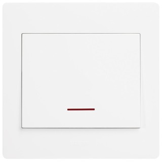WGMR45D1-Công tắc 45A- Cho lò nướng, bếp điện từ, bếp hồng ngoại  45A có đèn báo hiệu- Hager