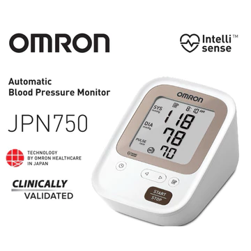 ✅ OMRON JPN600, JPN750 (MADE IN JAPAN)- Máy đo huyết áp bắp tay điện tử, cảnh báo loạn nhịp tim JPN 600, JPN 750 Nhật/