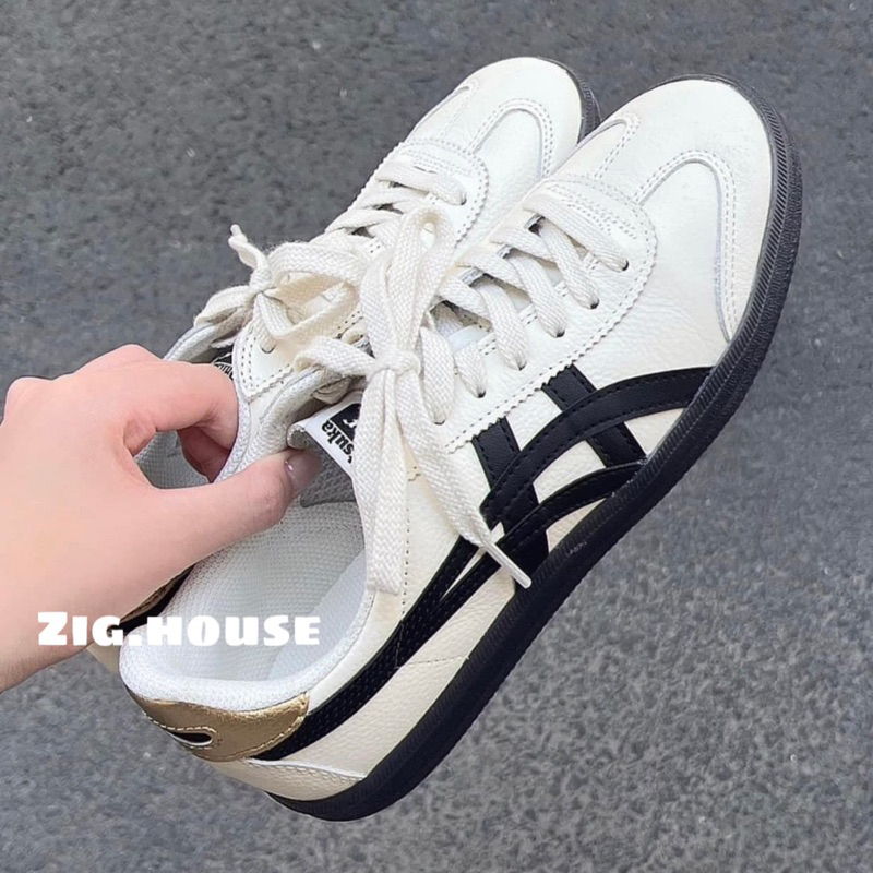 Giày Sneaker Tiger Tokuten Trắng Đen Shopee Việt Nam