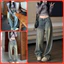 Quần Jean Ống Rộng Nữ Màu Xanh Bụi Lưng Cao. Quần Bò Ống Suông Phong Cách Retro Ulzzang Hàn Quốc