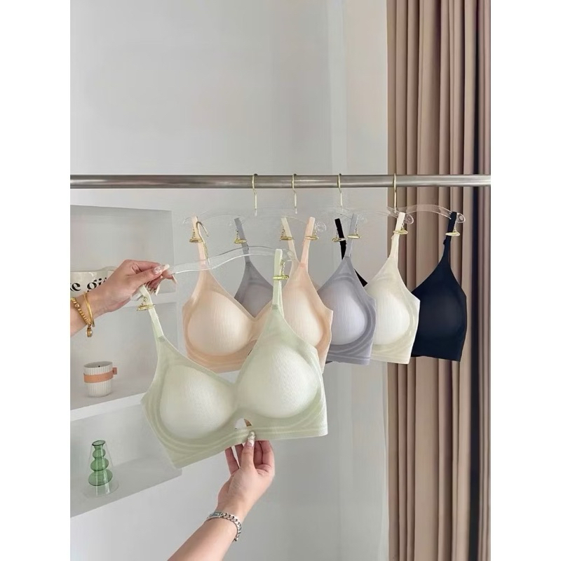Áo lót nữ, áo bra su dây chéo đệm 3cm tàng hình không lộ viền 9736