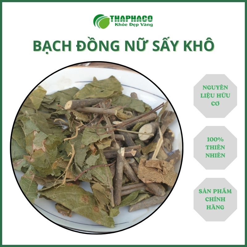 [Thảo Dược] Bạch Đồng Nữ Khô Nguyên Chất - Hàng Loại 1 - THAPHACO