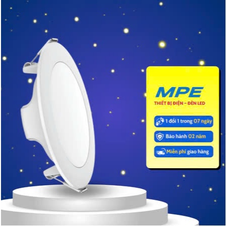 Đèn led âm trần RPL2 6W 9W 12W 18W 3000K/4000K/6500K MPE CHÍNH HÃNG ...
