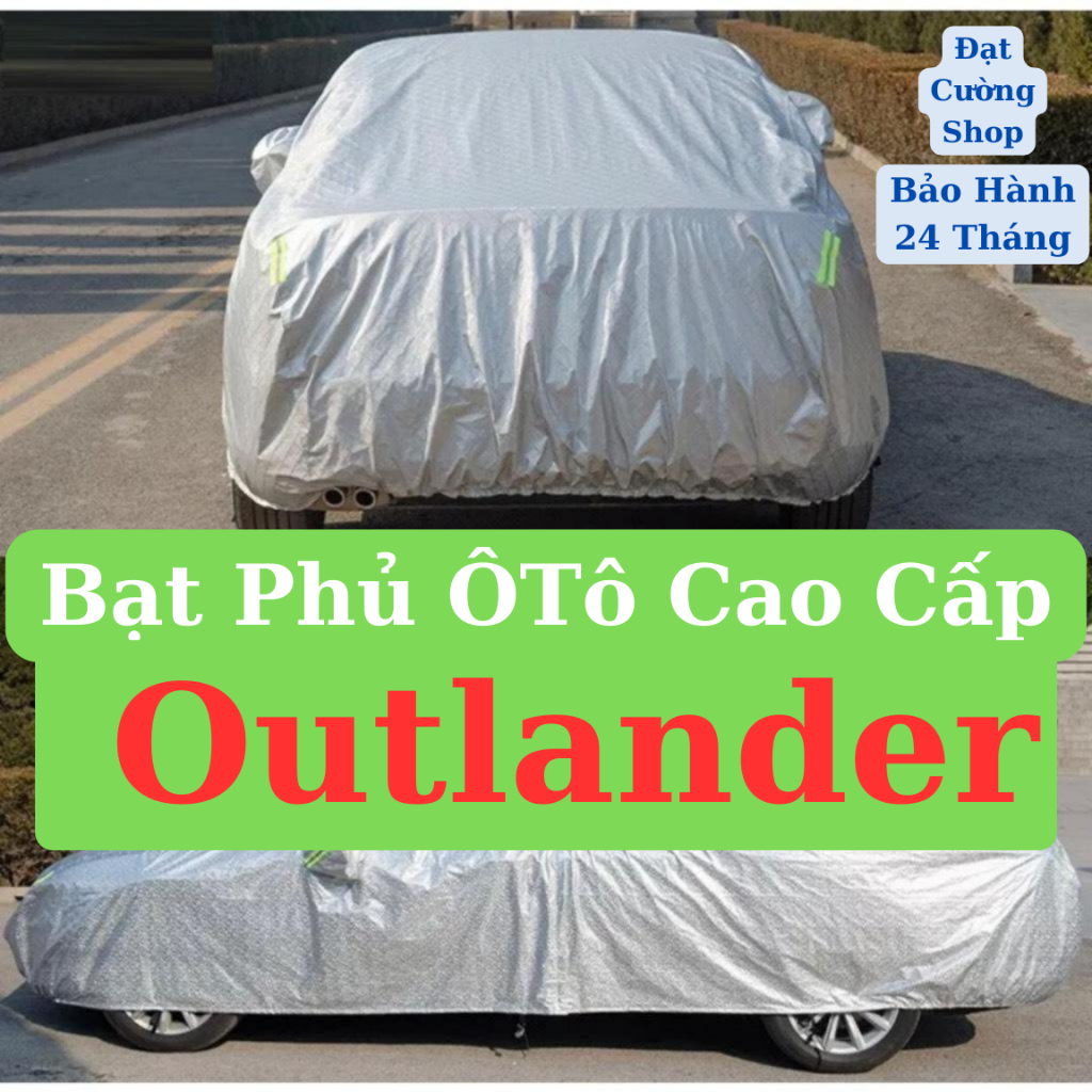 Bạt phủ ô tô Mitsubishi Outlander cao cấp-Chống nắng, chống nóng 3 lớp bảo vệ xe