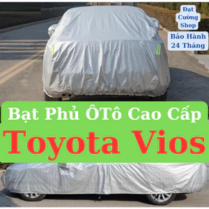 Bạt Phủ toàn xe ô tô Toyota Vios cao cấp-Chống nắng, chống nóng 3 lớp bảo vệ xe