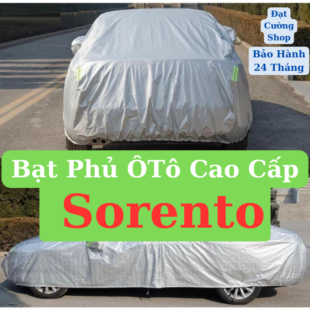 Bạt phủ ô tô Kia Sorento cao cấp-Chống nắng, chống nóng 3 lớp