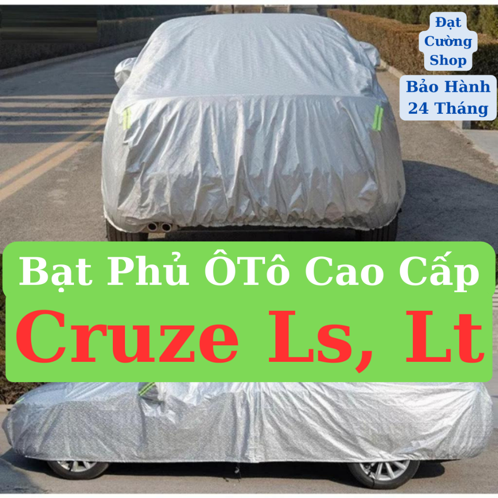 Bạt Phủ ô tô Chevrolet Cruze Cao cấp-Cách nhiệt 3 lớp