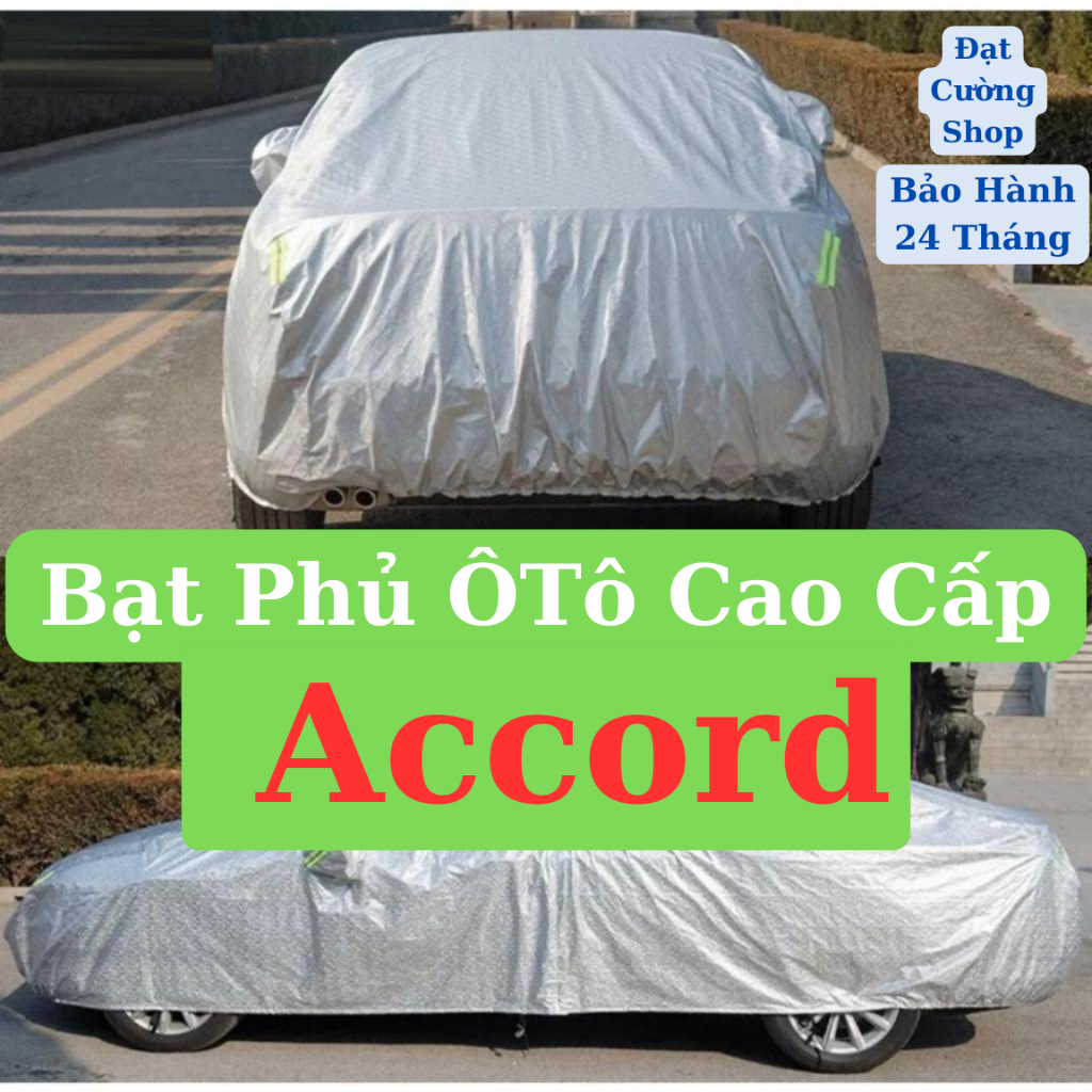 Bạt Phủ ô tô Honda Accord Cao cấp-Chống nắng, chống nóng 3 lớp