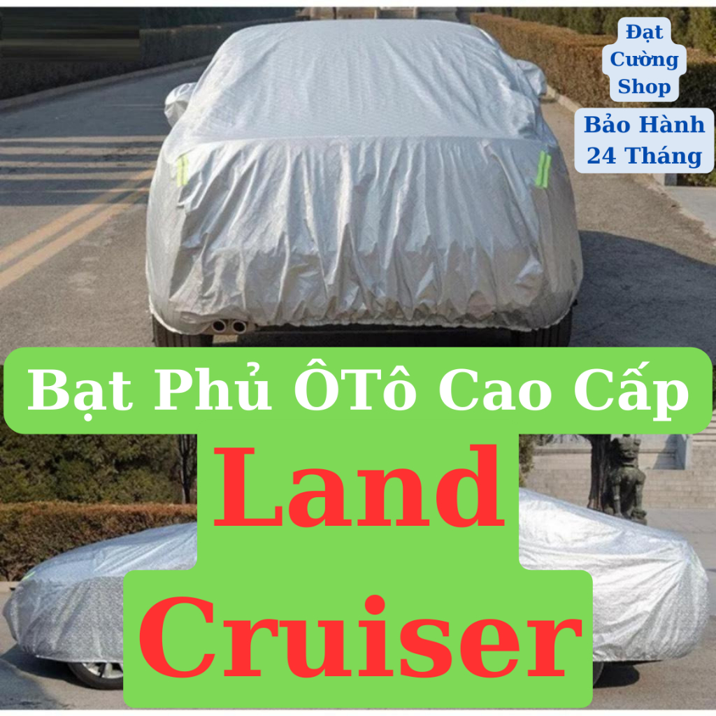 Bạt Phủ ô tô Toyota Land Cruiser cao cấp-Chống nắng, chống nóng 3 lớp bảo vệ xe