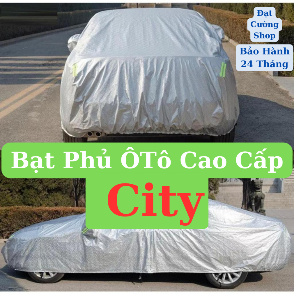 Bạt Phủ Xe Honda City cao cấp-Chống nắng, chống nóng 3 lớp