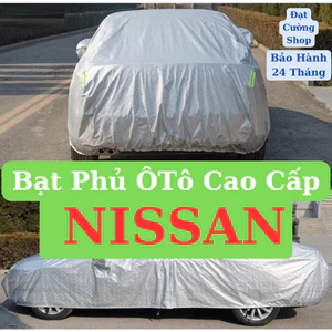 Bạt trùm ô tô Nissan 3 lớp Oxford ngăn tia UV, chống bạc màu sơn xe Bạt VIP