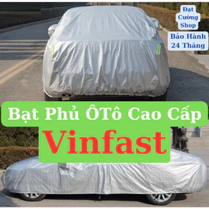 Bạt Phủ Xe VinFast 3 Lớp - Chống Nóng, Chống Xước, Chống Nước Bạt VIP