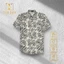 Áo Sơ Mi Lụa Họa Tiết Tam Giác 3 Màu - Cuban Shirt TS38, TS41, TS43 - Size 50-100kg - Vải Lụa Thoáng Mát, Chống Nhăn Tốt