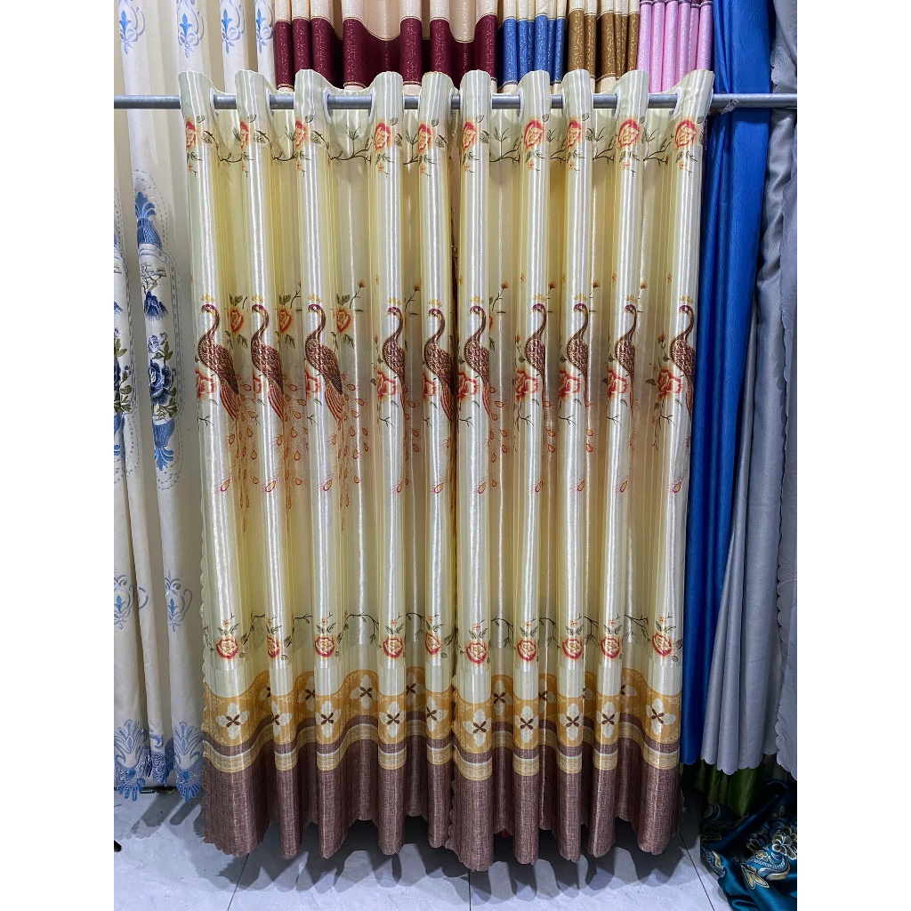 RÈM CỬA BUỒNG ĐÃ BAO GỒM  XẾP LY ĐẦY ĐỦ NHIỀU KÍCH THƯỚC ( CHƯA CÓ THANH TREO ) RÈM CỬA VIỆT HÀN